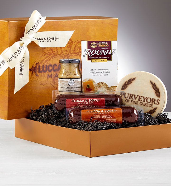 *Lucca & Sons™ Sausage & Cheese Gift Box
